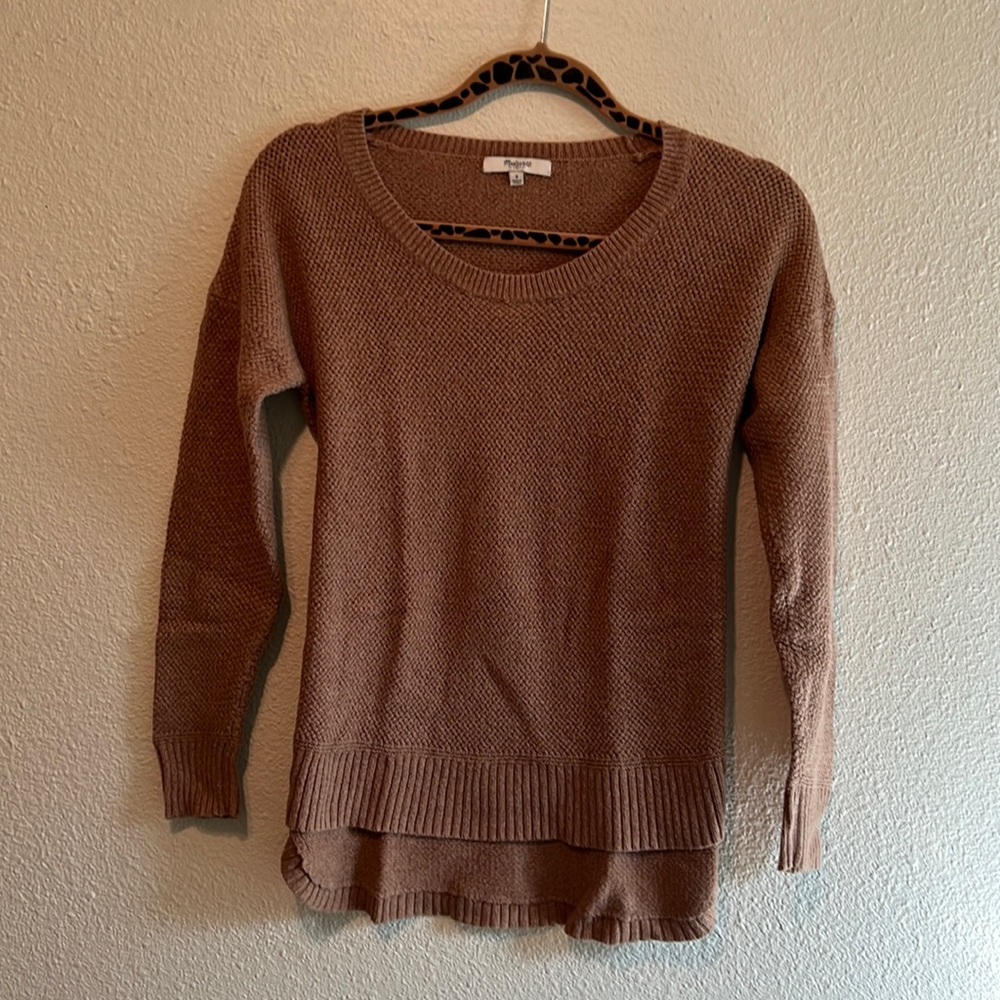 Madewell woven sweater size Small